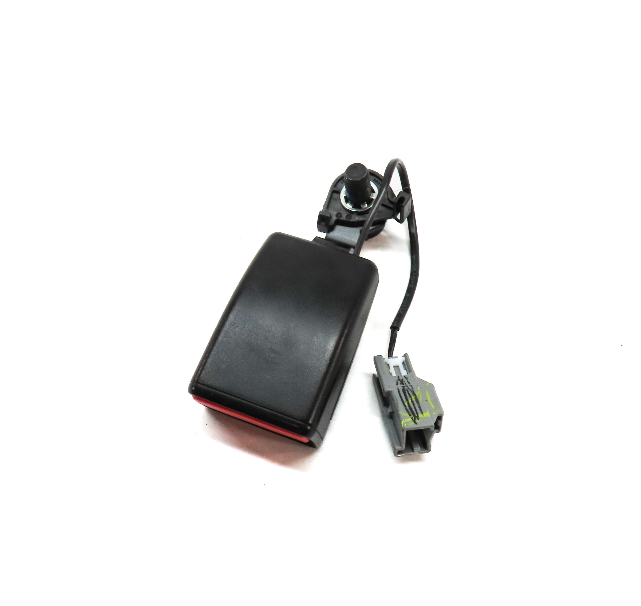 2015 LAND RANGE ROVER SPORT (L494) REAR 2ND ROW RIGHT SEATBELT RECEIVER (BROWN) — exact item pictured